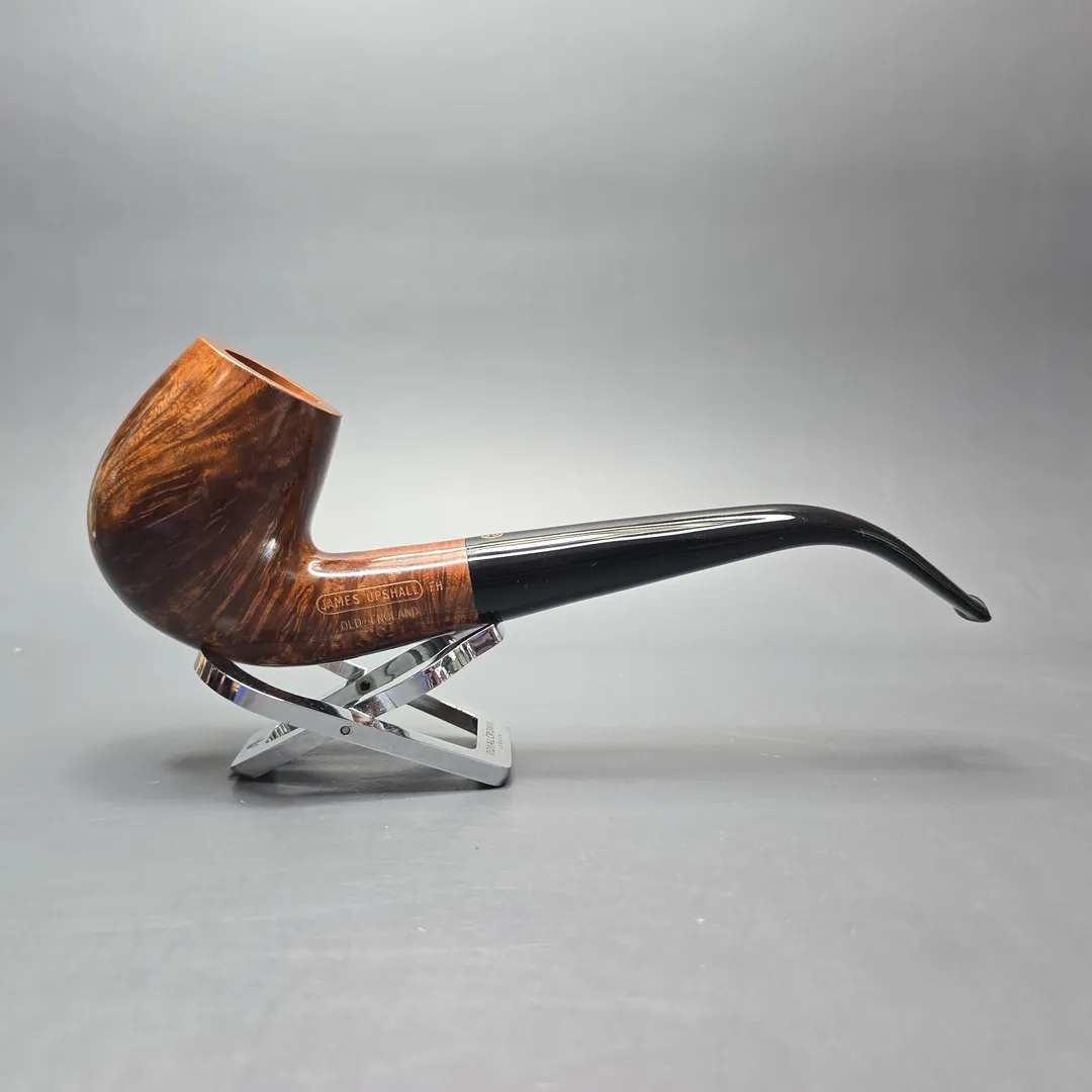 James Upshall Empire Series Old England Magnum Smooth Bent Billiard (Unsmoked Estate) - Image 2