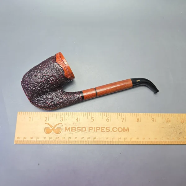 Radice Rind Collect Partially Rusticated Oom Paul with Briar Shank Extension (Estate) - Image 12