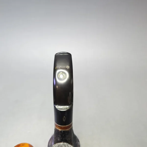 Savinelli for Diebel's Rusticated Oom Paul Sitter with Acrylic Cap (Estate Briar Pipe, Unsmoked - Image 7