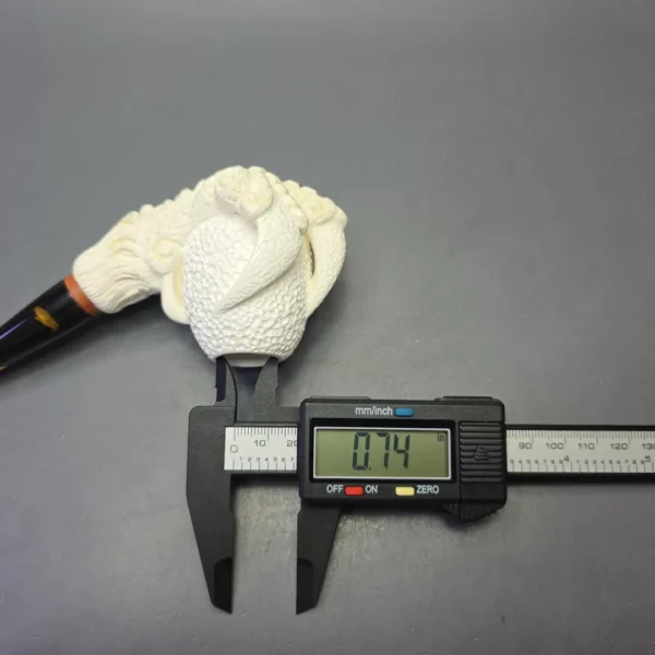 MBSD Meerschaum Deluxe Magnum Claw with Briar-Mortise (New) - Image 9