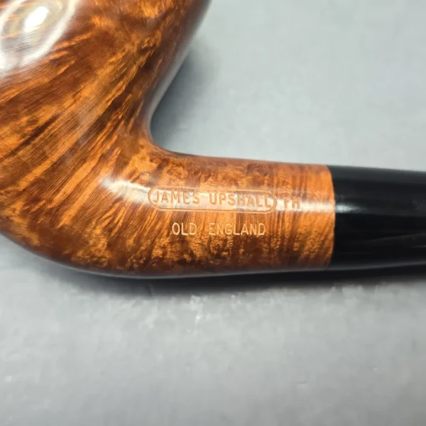 James Upshall Empire Series Old England Magnum Smooth Bent Billiard (Unsmoked Estate) - Image 10