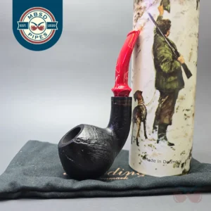 Nording 2023 Hunting Pipe "Black Swan" Sandblasted Brandy (Unsmoked Estate)