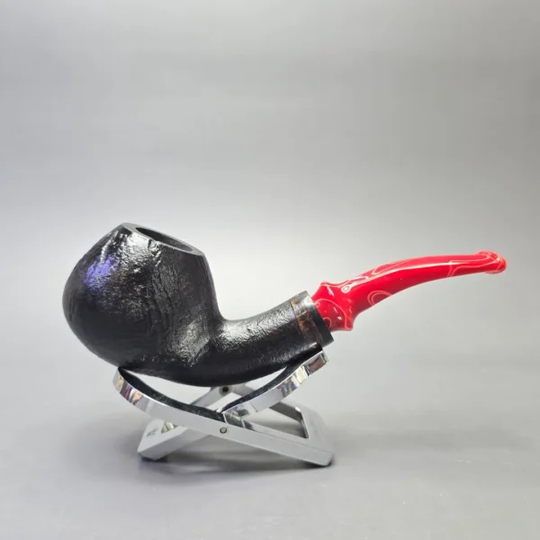 Nording 2023 Hunting Pipe "Black Swan" Sandblasted Brandy (Unsmoked Estate) - Image 3