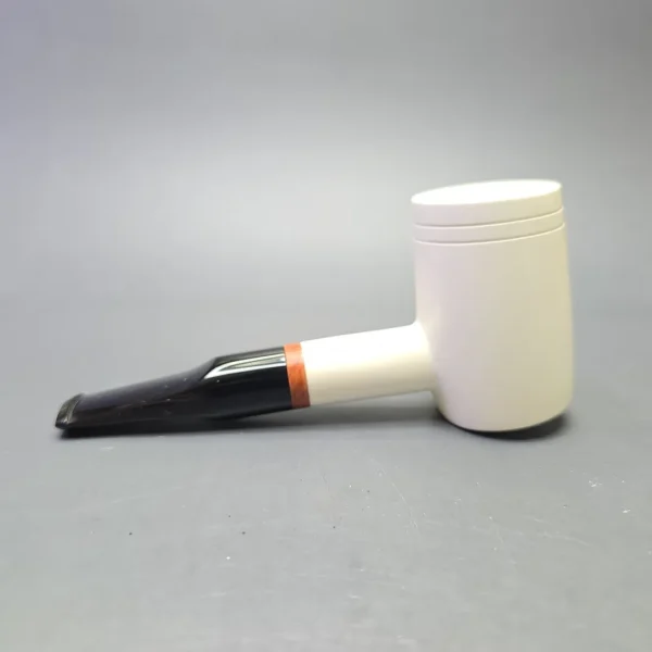 MBSD Meerschaum Deluxe Smooth Poker with Briar-Mortise (New) - Image 5