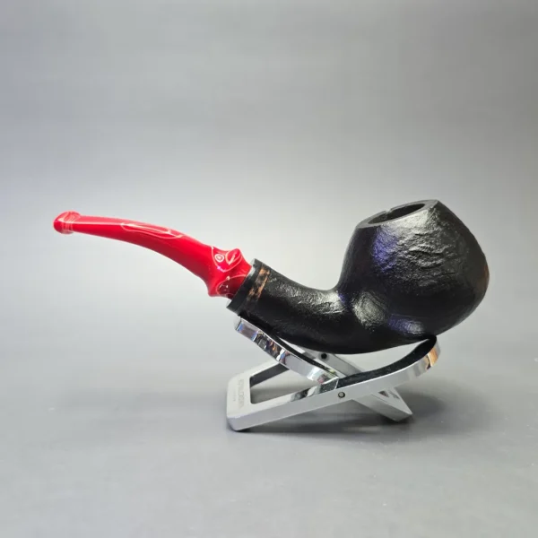 Nording 2023 Hunting Pipe "Black Swan" Sandblasted Brandy (Unsmoked Estate) - Image 5