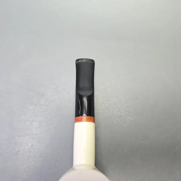 MBSD Meerschaum Deluxe Smooth Poker with Briar-Mortise (New) - Image 8