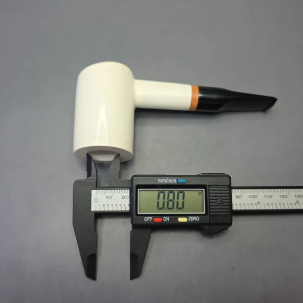 MBSD Meerschaum Deluxe Smooth Poker with Briar-Mortise (New) - Image 8