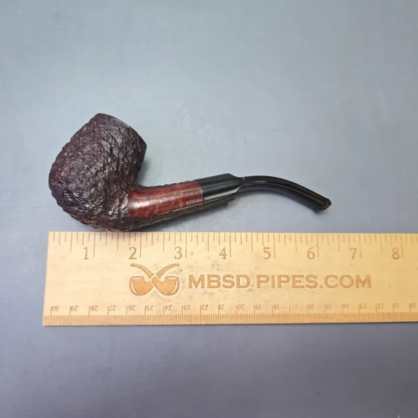 James Upshall Bark Group 6 Partially Rusticated Bent Billiard (Unsmoked Estate) - Image 11