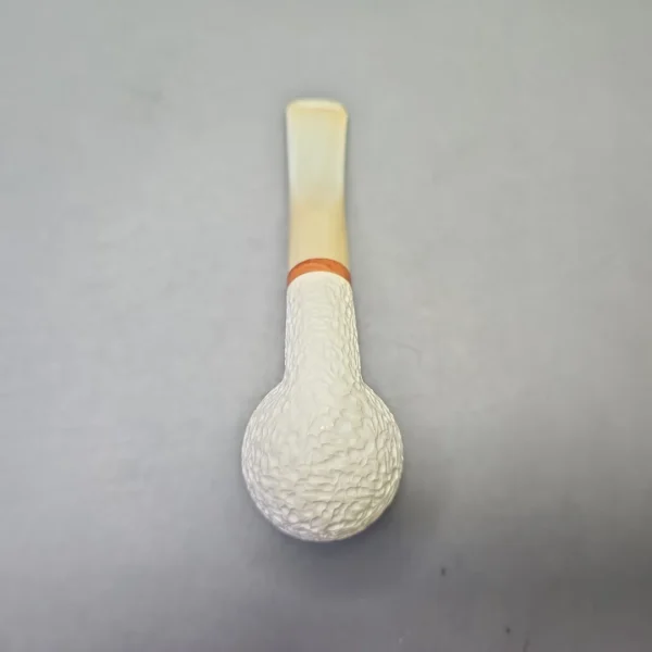 MBSD Meerschaum Deluxe Rusticated Brandy with Briar-Mortise (New) - Image 10