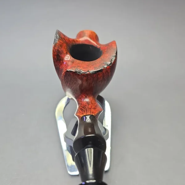 Preben Holm Fancy 200 Magnum Smooth Freehand with Ebonite Ferrule Estate Briar Pipe - Image 6