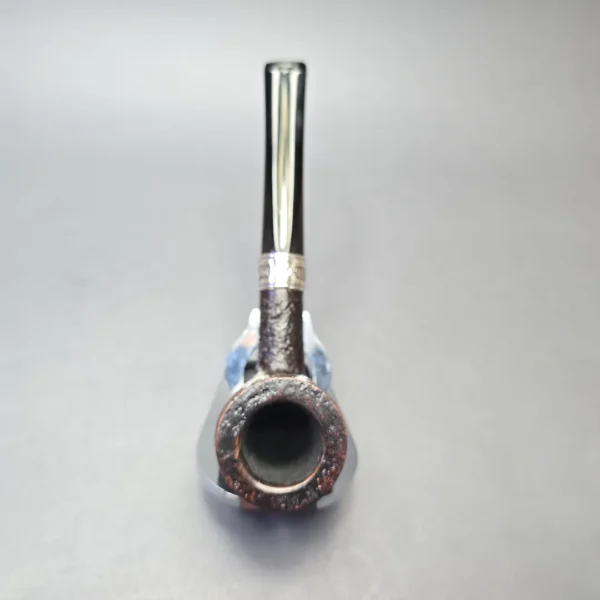 Dunhill (2000) Millennium Hallmark Shell Briar 5103 Sandblasted Billiard with Silver (Estate) - Image 8