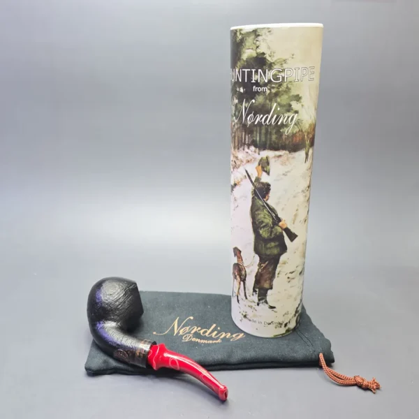 Nording 2023 Hunting Pipe "Black Swan" Sandblasted Brandy (Unsmoked Estate) - Image 15