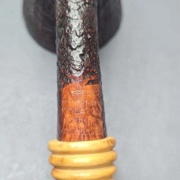 W.O. Larsen Straight Grain Special Partially Sandblasted Dublin with Boxwood (Estate) - Image 10