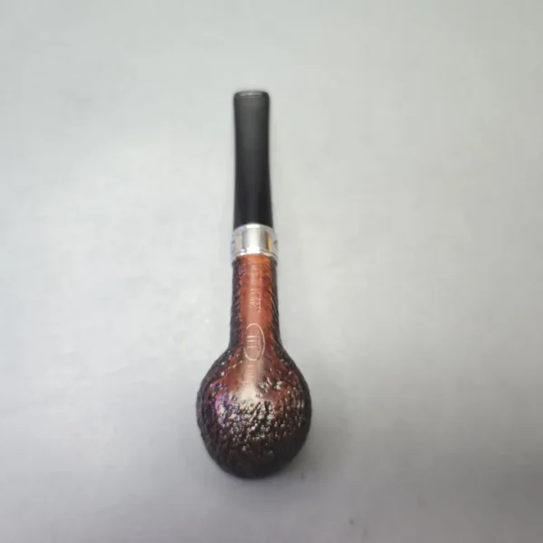 Dunhill (2000) Millennium Hallmark Shell Briar 5103 Sandblasted Billiard with Silver (Estate) - Image 9