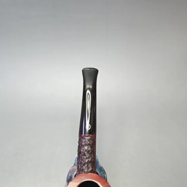 James Upshall Bark Group 6 Partially Rusticated Bent Billiard (Unsmoked Estate) - Image 7