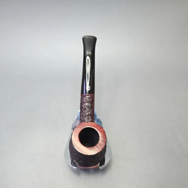 James Upshall Bark Group 6 Partially Rusticated Bent Billiard (Unsmoked Estate) - Image 8
