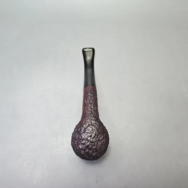 James Upshall Bark Group 6 Partially Rusticated Bent Billiard (Unsmoked Estate) - Image 9