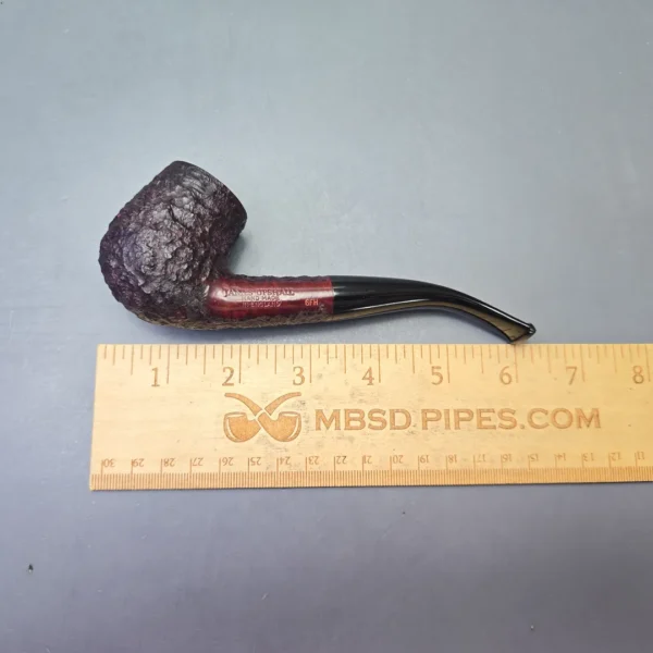 James Upshall Bark Group 6 Partially Rusticated Bent Billiard (Unsmoked Estate) - Image 11
