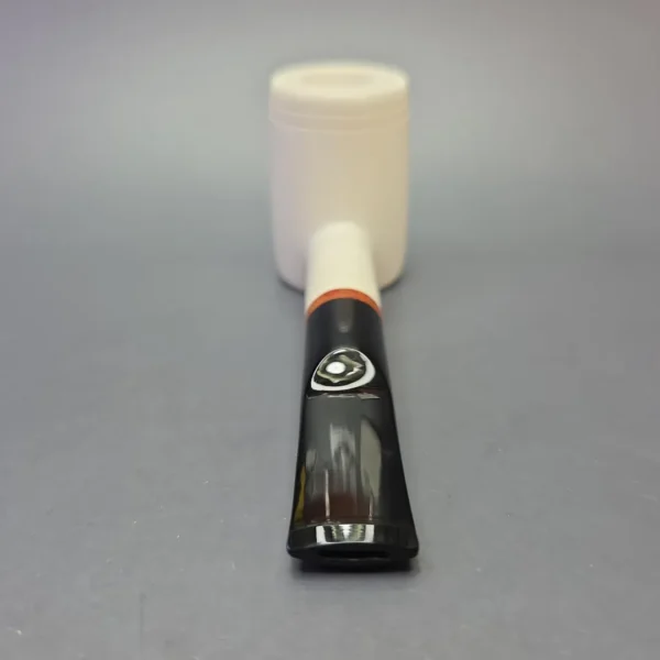 MBSD Meerschaum Deluxe Smooth Poker with Briar-Mortise (New) - Image 5