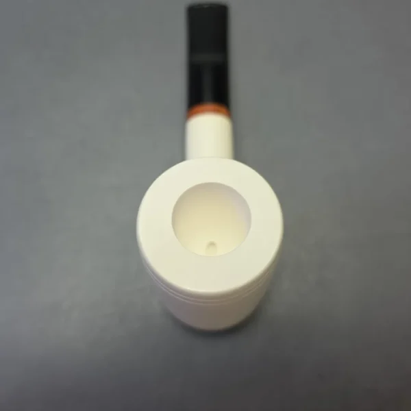MBSD Meerschaum Deluxe Smooth Poker with Briar-Mortise (New) - Image 7