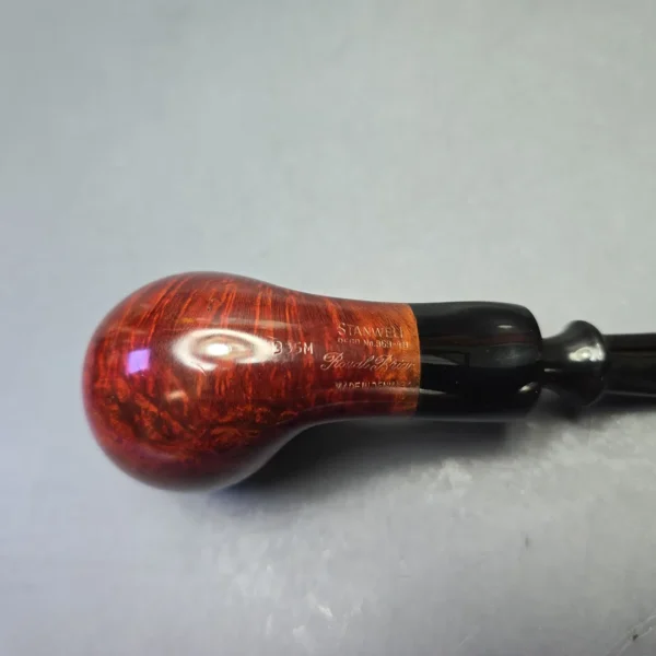 Stanwell (Reg Era; c.1970s) Royal Briar 355M Smooth Egg with Ebonite Ferrule (Estate) - Image 10