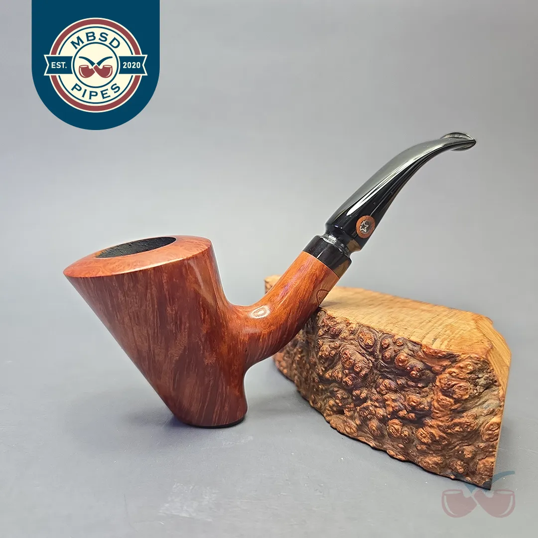 American Smoking Pipe Company Christmas 1989 Smooth Dublin Sitter (Unsmoked Estate)