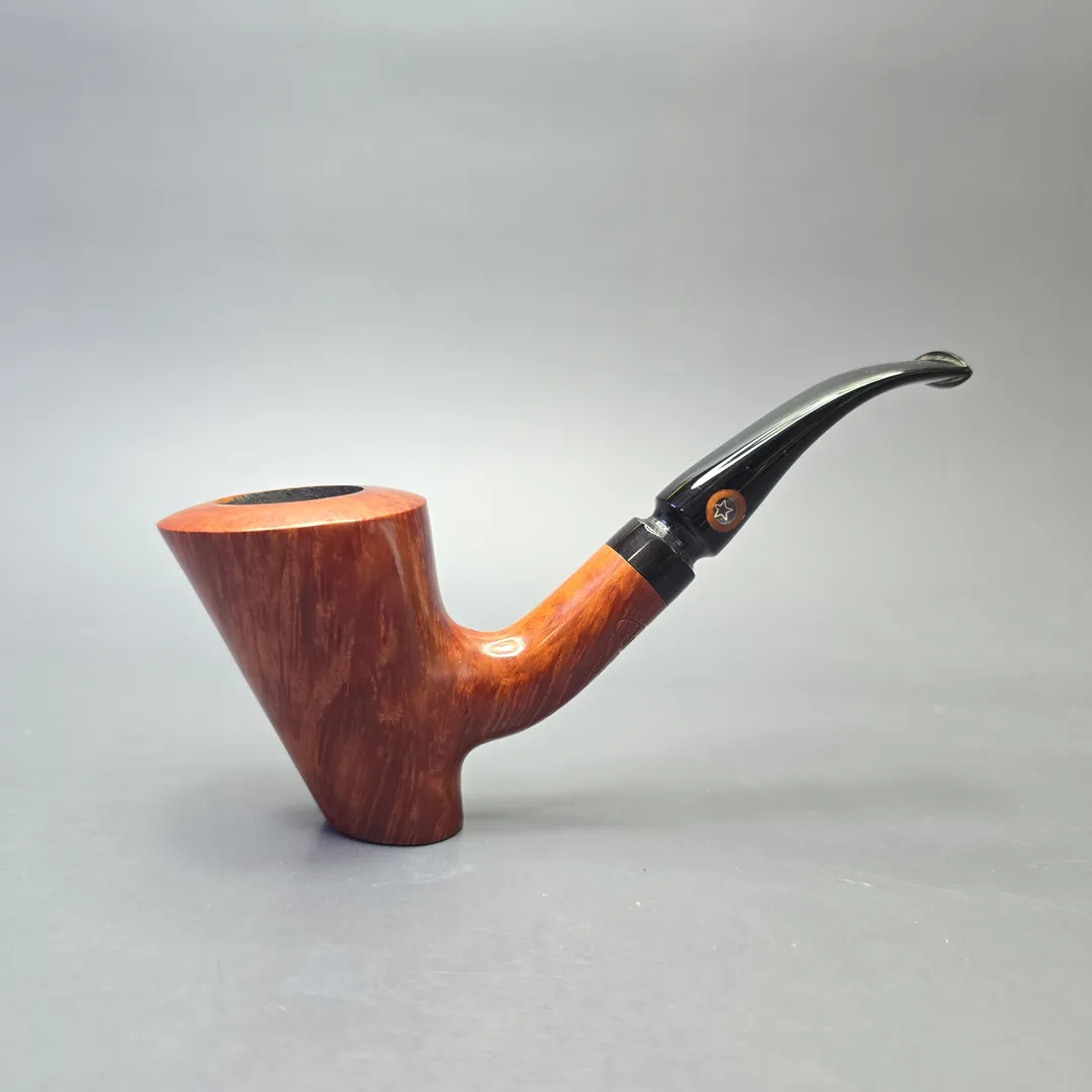 American Smoking Pipe Company Christmas 1989 Smooth Dublin Sitter (Unsmoked Estate) - Image 2