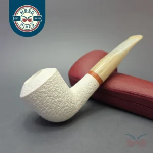 MBSD Meerschaum Deluxe Rusticated Rhodesian with Briar-Mortise (New)