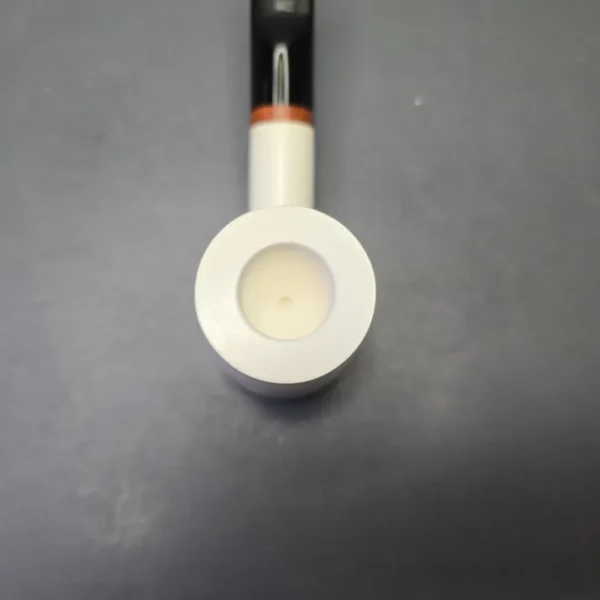 MBSD Meerschaum Deluxe Smooth Poker with Briar-Mortise (New) - Image 7