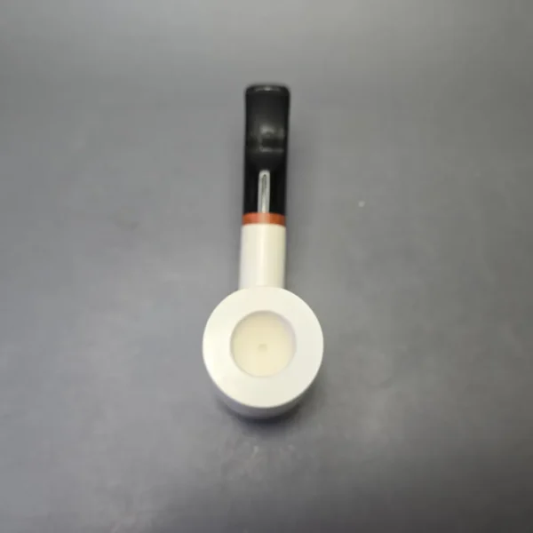MBSD Meerschaum Deluxe Smooth Poker with Briar-Mortise (New) - Image 9