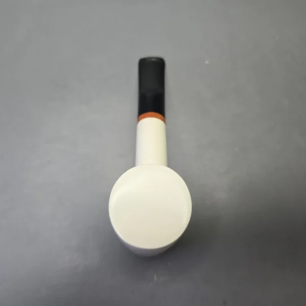 MBSD Meerschaum Deluxe Smooth Poker with Briar-Mortise (New) - Image 10