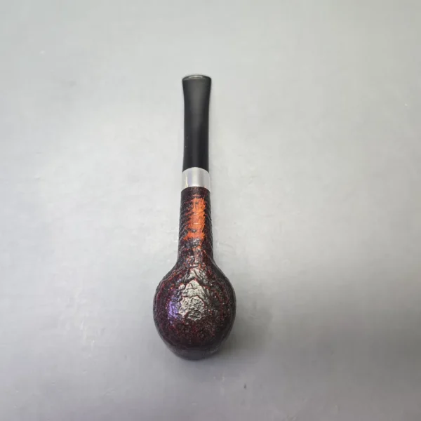 Stanwell (c.1980s-90s) Sterling 141 Sandblasted Billiard with Silver (Estate) - Image 9