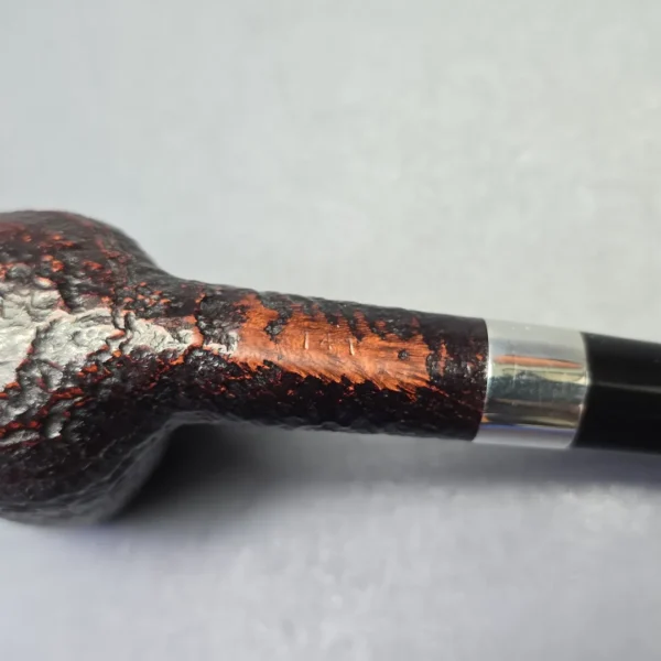 Stanwell (c.1980s-90s) Sterling 141 Sandblasted Billiard with Silver (Estate) - Image 11