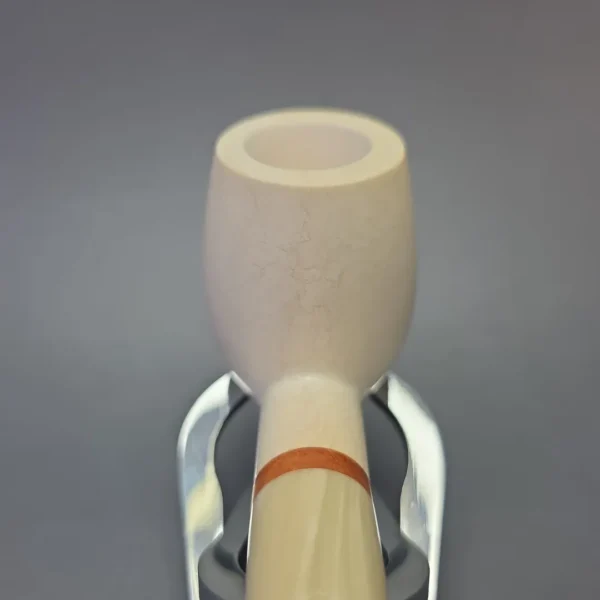 MBSD Meerschaum Deluxe Translucent Grade Smooth Brandy with Briar-Mortise (New) - Image 6