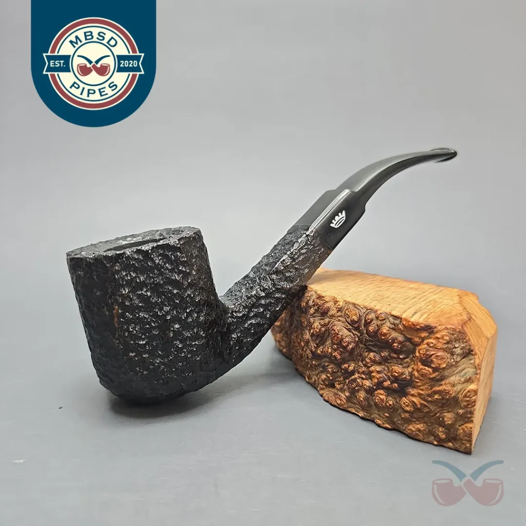Savinelli Baronet Bruyere 619 EX Rusticated Panel Pot (Unsmoked Estate)