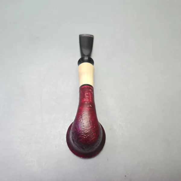 Butz-Choquin Calabash JR Partially Sandblasted Calabash with Horn (Unsmoked Estate) - Image 9