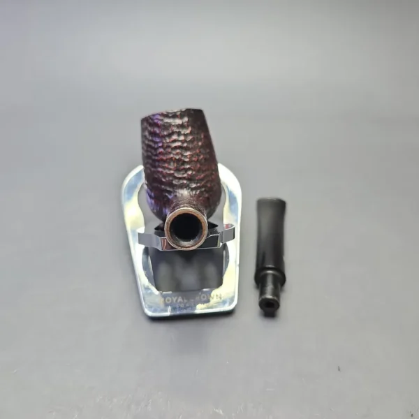 Stanwell (c.1980s-90s) Sterling 141 Sandblasted Billiard with Silver (Estate) - Image 14