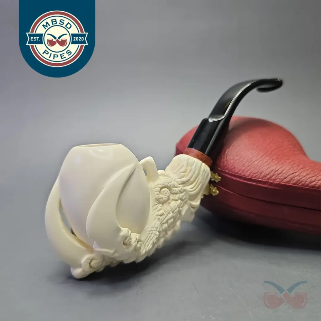 MBSD Meerschaum Deluxe Large Claw with Briar-Mortise (New)