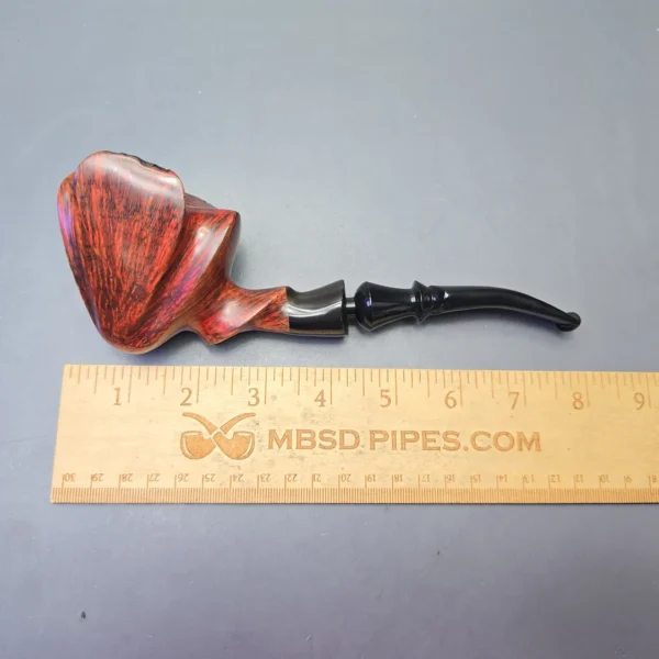Preben Holm Fancy 200 Magnum Smooth Freehand with Ebonite Ferrule Estate Briar Pipe - Image 12
