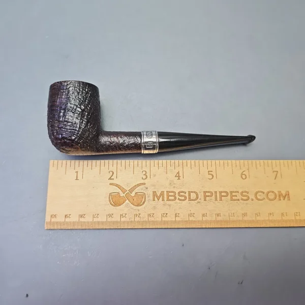 Dunhill (2000) Millennium Hallmark Shell Briar 5103 Sandblasted Billiard with Silver (Estate) - Image 14
