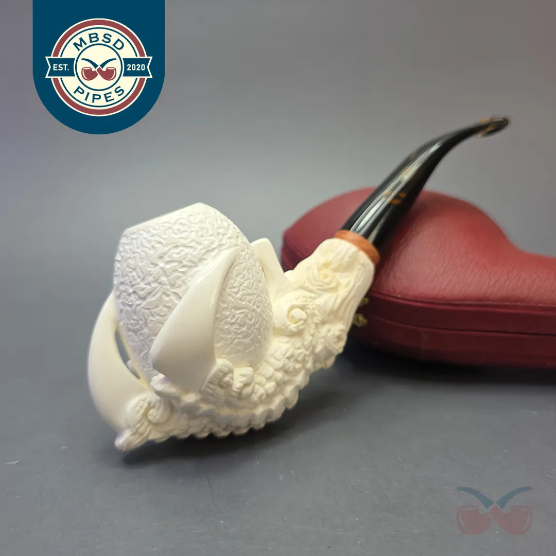 MBSD Meerschaum Deluxe Extra Large Claw with Briar-Mortise (New)