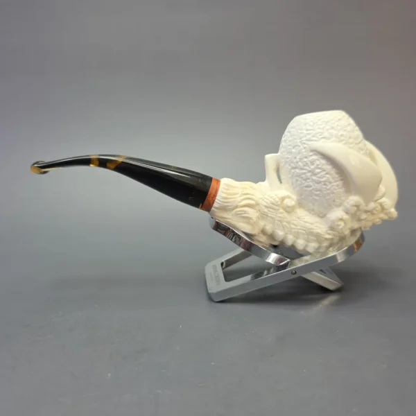 MBSD Meerschaum Deluxe Extra Large Claw with Briar-Mortise (New) - Image 4