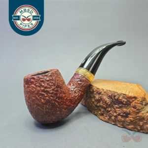 Savinelli Trevere 616 Rusticated Bent Billiard (Unsmoked Estate)