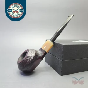 Dunhill (2016) Shell Briar 4117 Sandblasted Bulldog with Horn Ferrule (Estate)