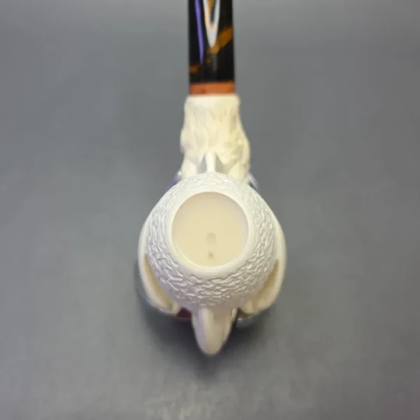 MBSD Meerschaum Deluxe Extra Large Claw with Briar-Mortise (New) - Image 7