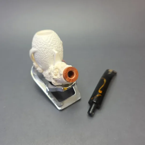 MBSD Meerschaum Deluxe Extra Large Claw with Briar-Mortise (New) - Image 10