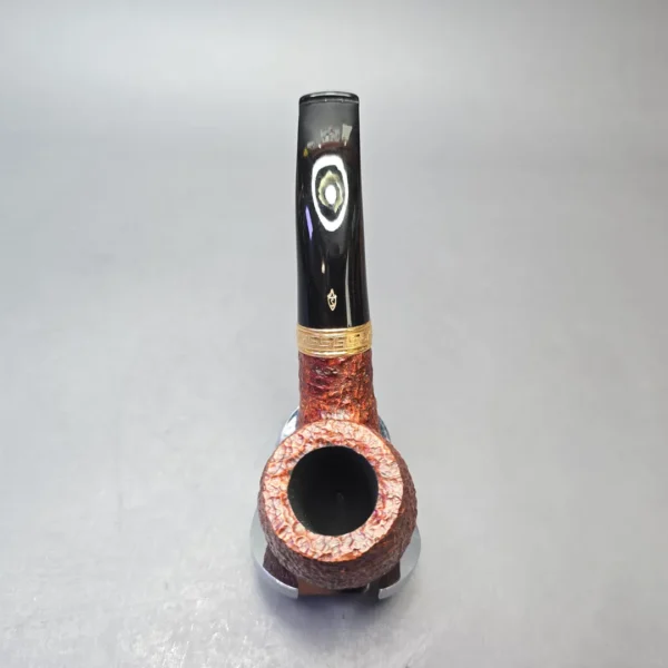 Savinelli Trevere 616 Rusticated Bent Billiard (Unsmoked Estate) - Image 8