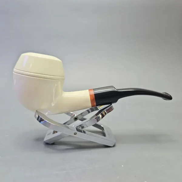 MBSD Meerschaum Deluxe Smooth Rhodesian with Briar-Mortise (New) - Image 3