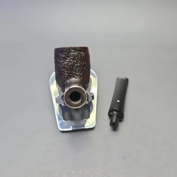 Dunhill (2000) Millennium Hallmark Shell Briar 5103 Sandblasted Billiard with Silver (Estate) - Image 16