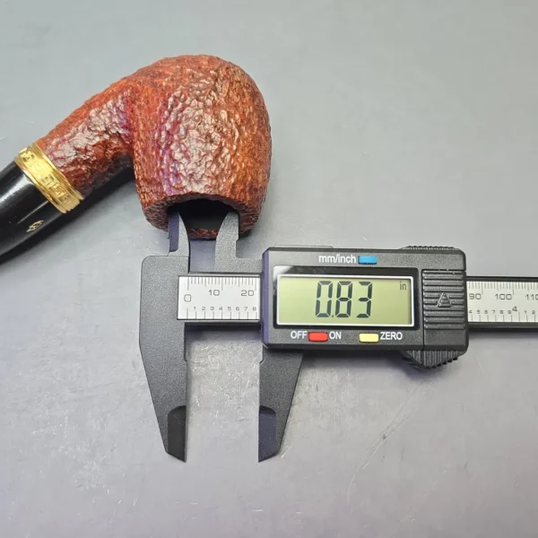Savinelli Trevere 616 Rusticated Bent Billiard (Unsmoked Estate) - Image 12